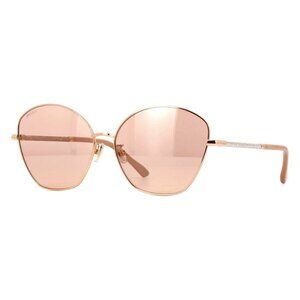 A0489Z New JIMMY CHOO Gold Aviator MARILIA/G/SK BKU2S Sunglasses Women